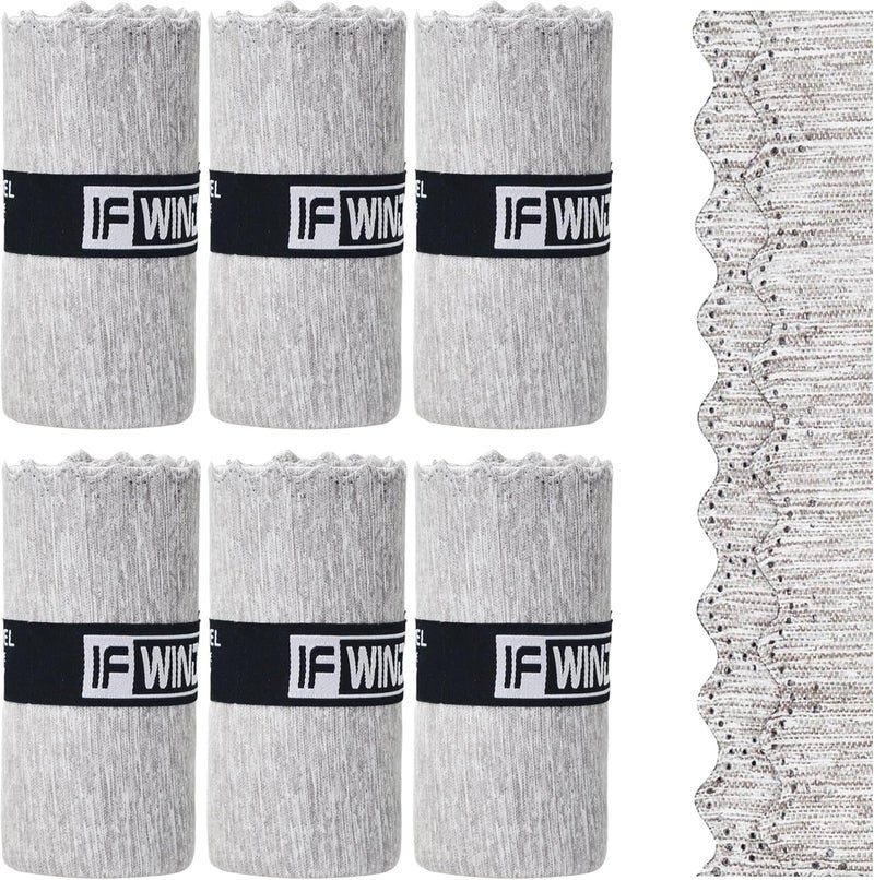 IFWIND 6 Pack Microfiber Gym Towels for Working Out，Fast Drying Workout Accessories Sweat Towels for Gym Gear for Men & Women,Sports Exercise Fitness Gear Tennis for Body Hot Yoga - Image 1